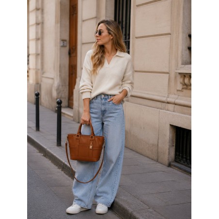 Sac à main Roma structuré pour femme | WISSYA