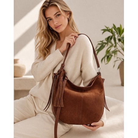 Sac demi-lune Favignana pour femme | WISSYA
